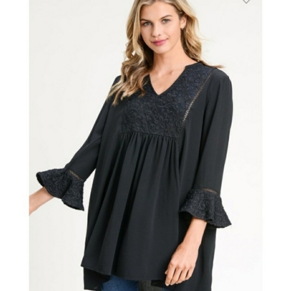 Tops - 3/4 Sleeve Tunic